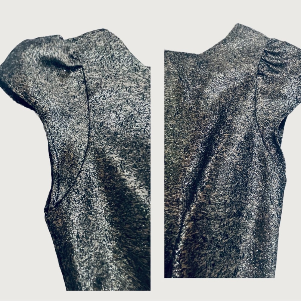 Ladakh Gold Embroidered Midi Backless Dress - Picture 7 of 15